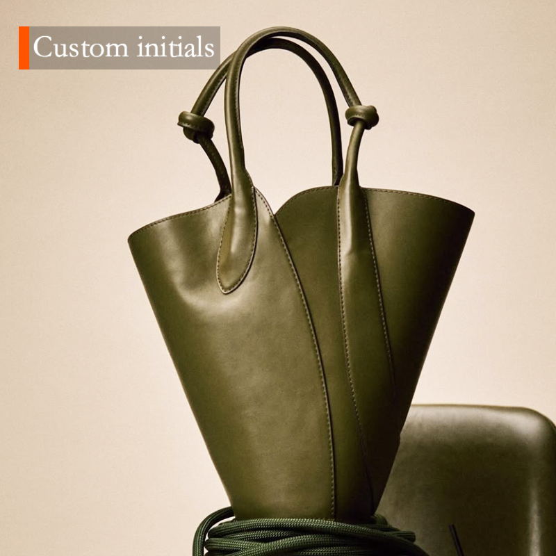 Xl Luxury Bags - Nom personnalisé initiales sacs seau pour