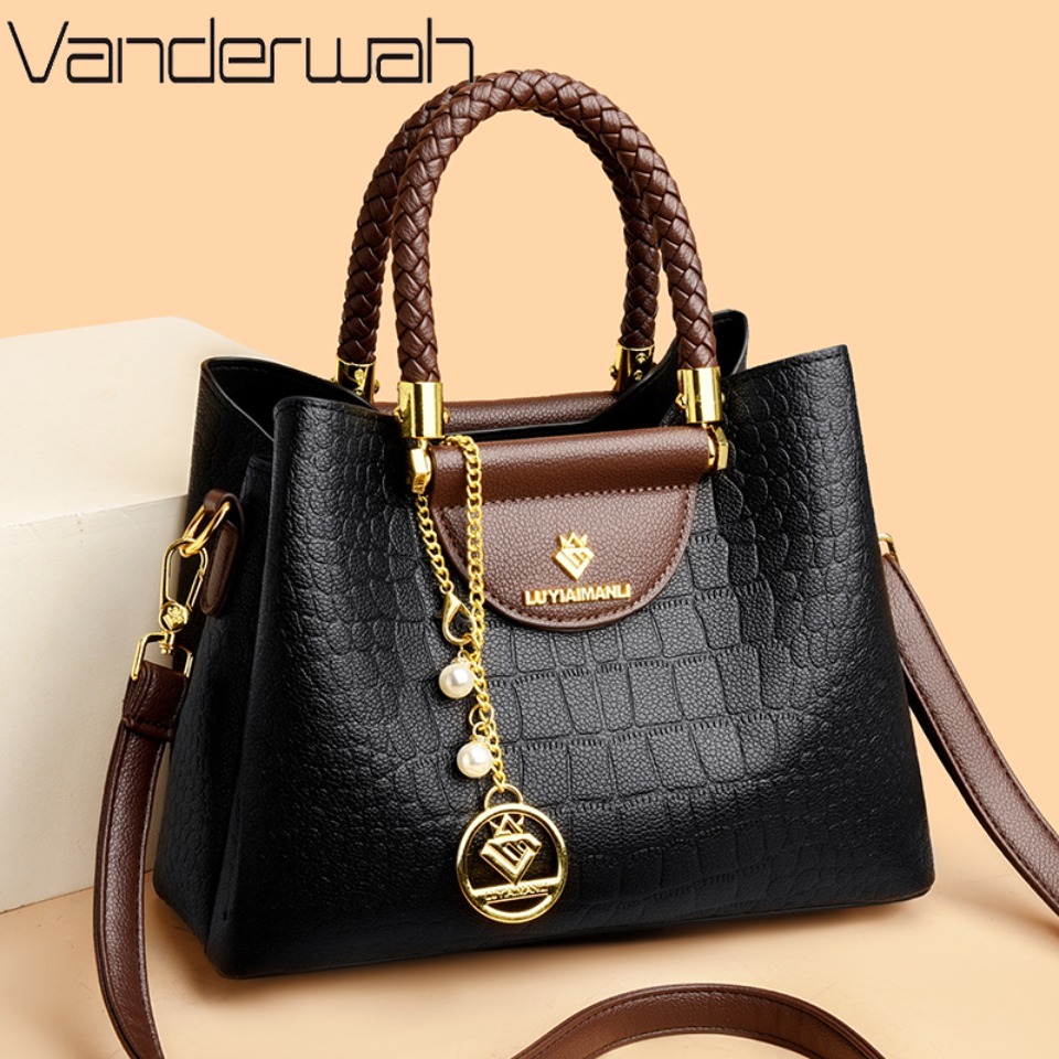 Luxury Bag Collection - Poignée tissée véritable marque de haute
