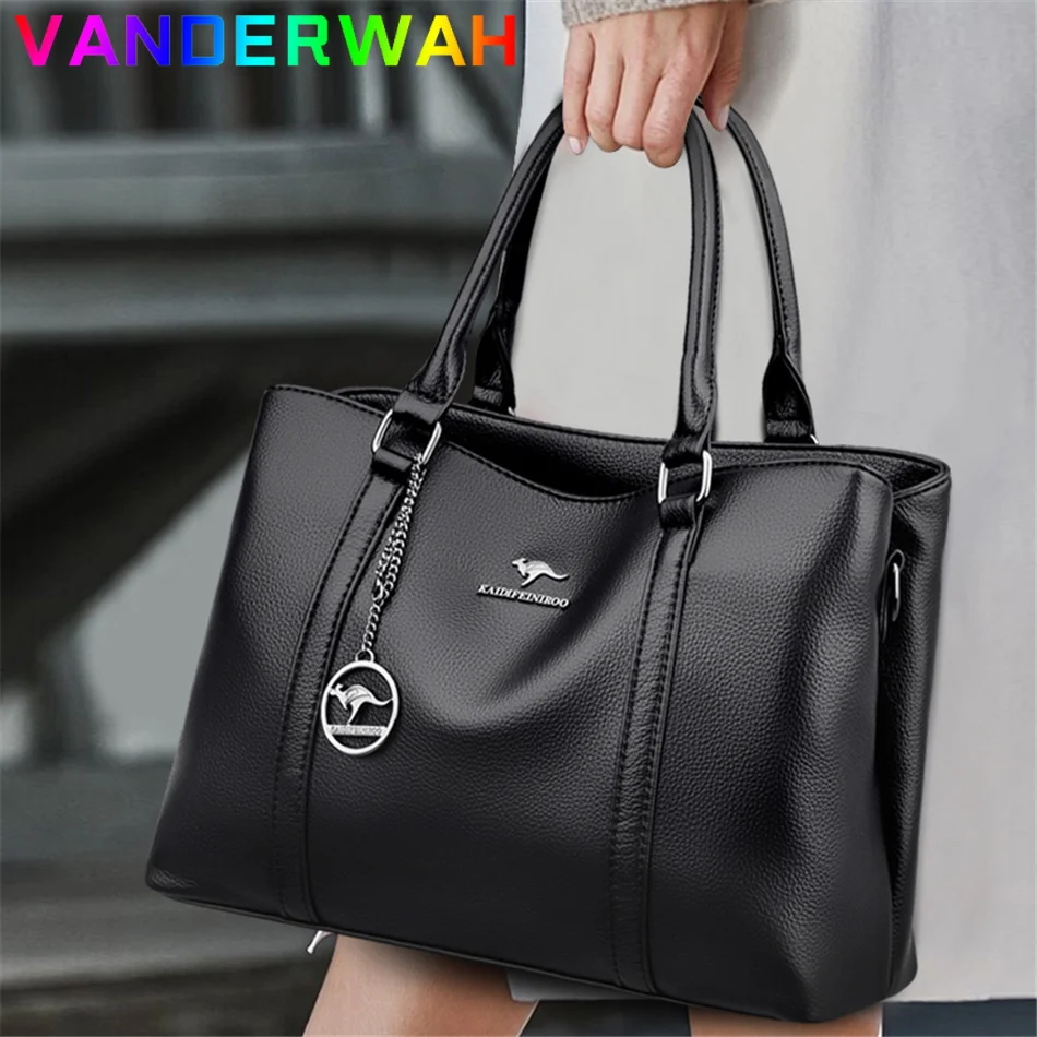 Luxury Bags Logo - Sac à bandoulière en cuir souple