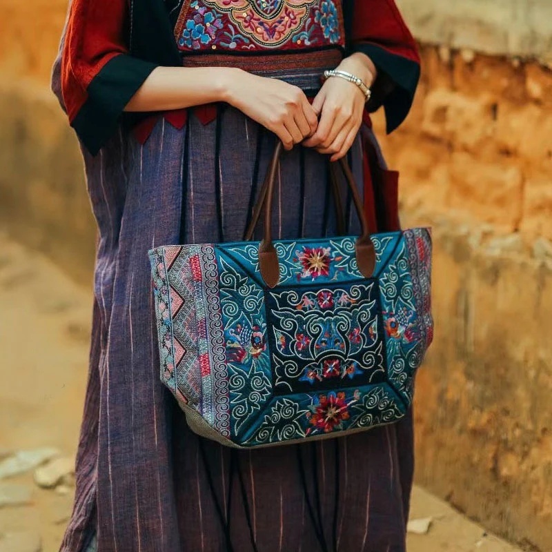Luxury Bags On Sales - Sacs fourre-tout brodés originaux Double face