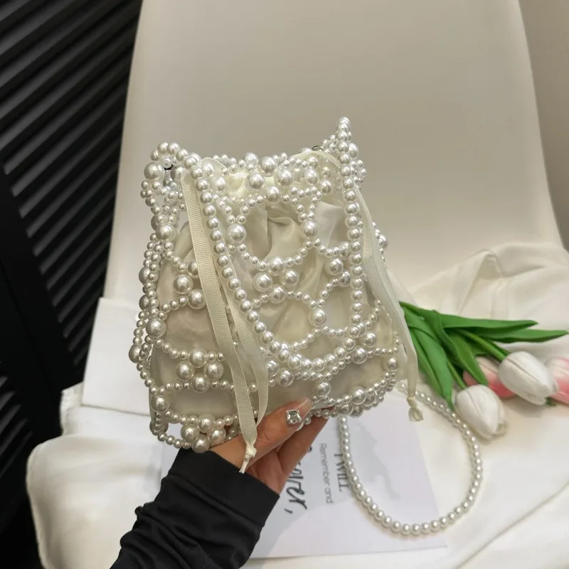 Perles blanc seau épaule et sa - Luxury Bags On Sales avis et prix