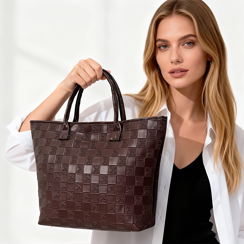 Sac fourre-tout matelassé marr - Luxury Bag Collection avis et prix