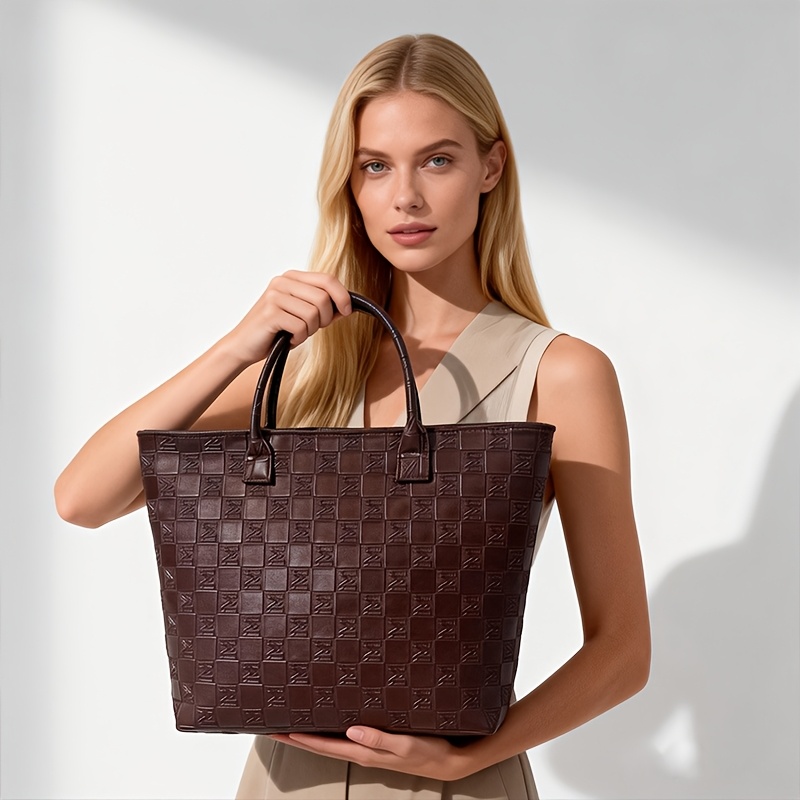 Sac fourre-tout matelassé marr - Luxury Bag Collection avis et prix