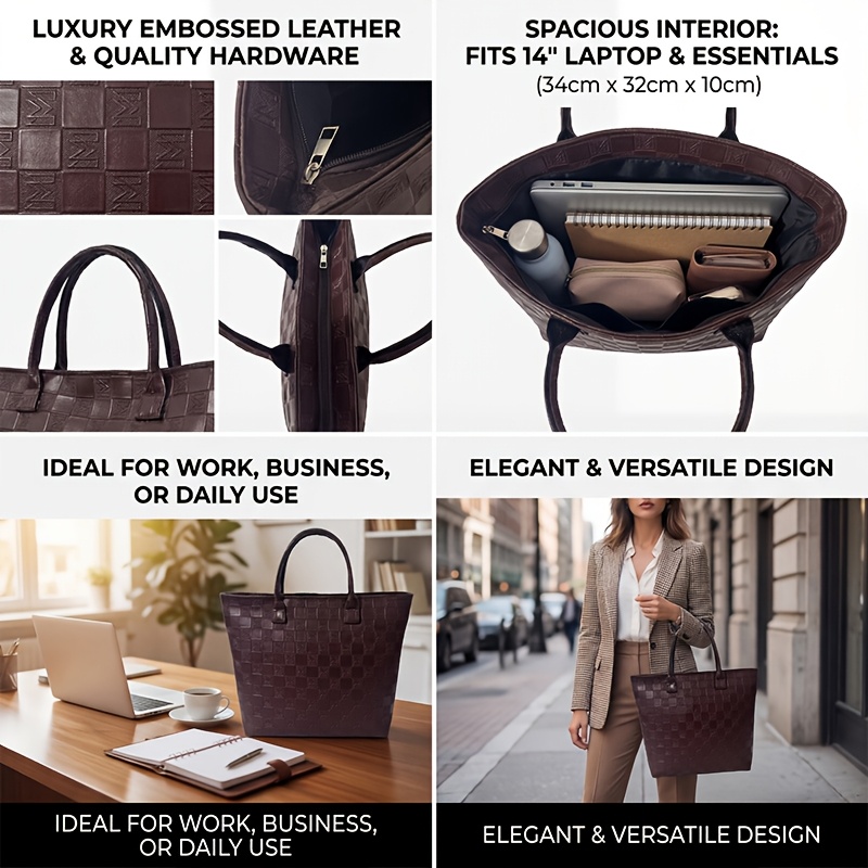 Sac fourre-tout matelassé marr - Luxury Bag Collection avis et prix