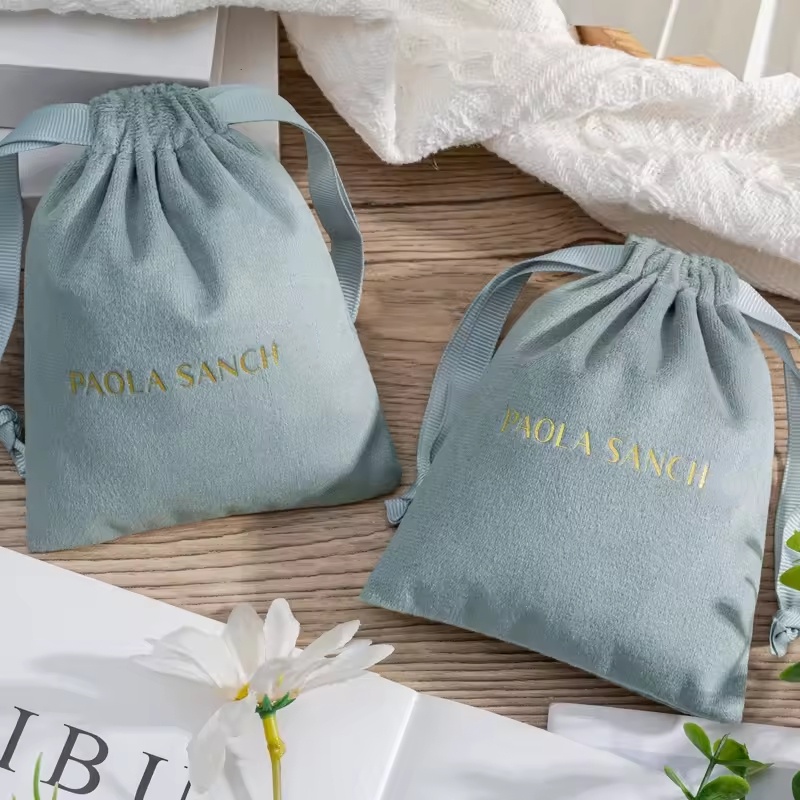 Pochette en velours de luxe pe - Luxury Bags Logo avis et prix